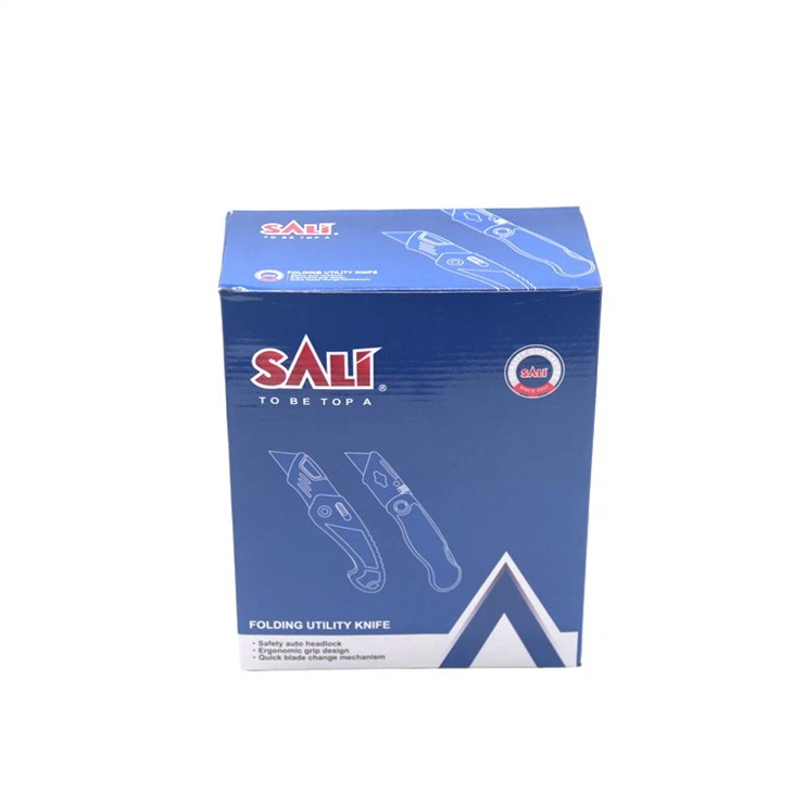 SALI Zinc Alloy Folding Utility Knife 1+5 Blades